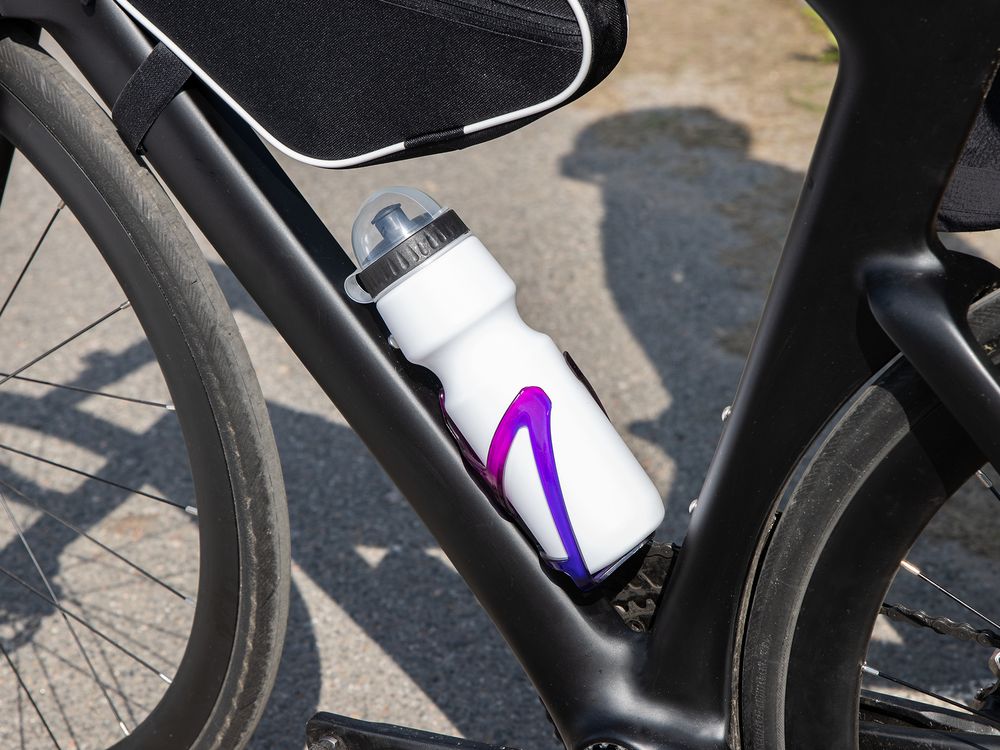 Бутылка для велосипеда Bikescape, белая с синим в России
