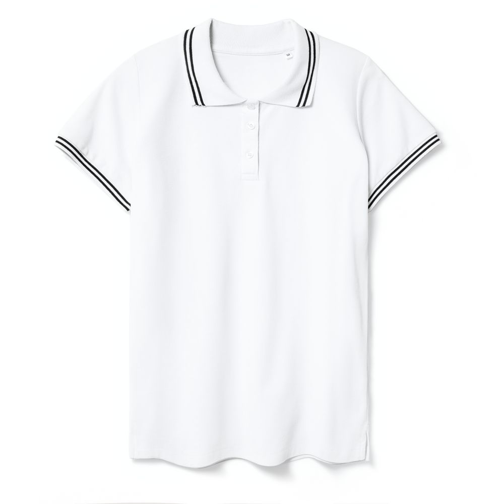Рубашка поло женская Virma Stripes Lady, белая в России