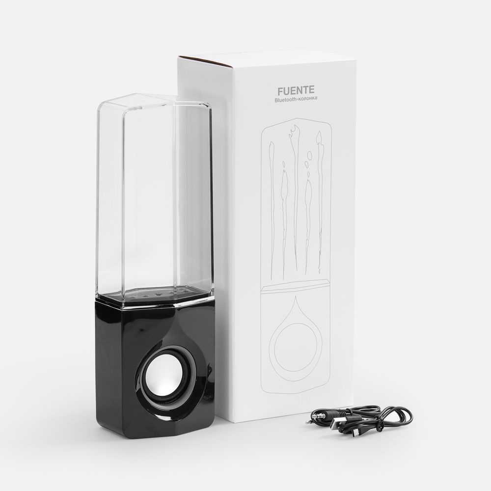 Bluetooth-колонка с поющим фонтаном Fuente, черная в России