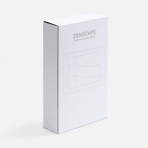 Песочная картина-антистресс Zenscape, белая с синим в России